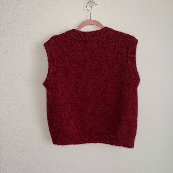 Aggie Knit Vest DAMSON MADDER SZ 14 - Picture 7 of 8